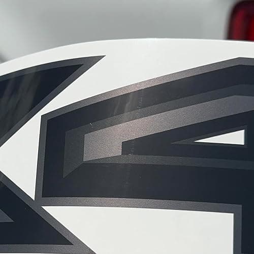 Gold Hook 4x4 Decals for Trucks Ford f150, Bedside Off Road Replacement Stickers, Pair, Premium Series (Black/Metallic Finish) thumbnail 3