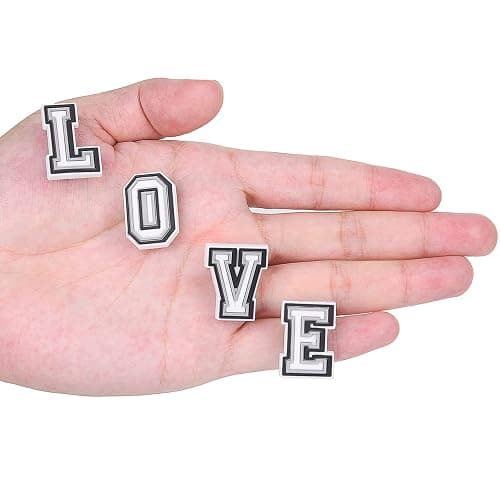 CUNUEN Sports Letter Charms for Bogg Bag, Football Baseball Softball Basketball Soccer Volleyball Inserts for Beach Handbag Decoration thumbnail 4