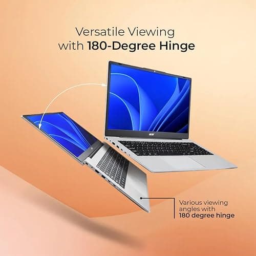 acer Aspire 3 Premium Slim Laptop Computer with Backlit Keyboard - AMD Ryzen 5 7430U CPU - 16GB RAM - 512GB SSD - 15.6" FHD Display - Fast Wi-Fi 6 - Webcam - Copilot AI Chat - Windows 11 Pro thumbnail 4