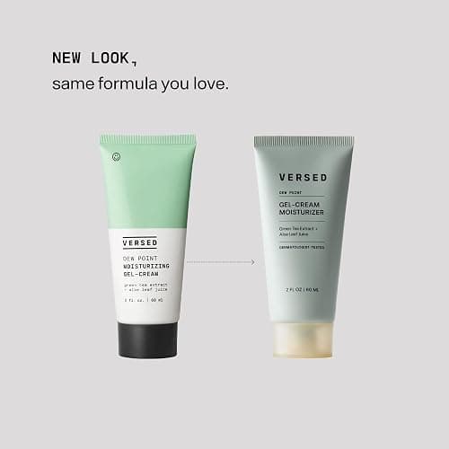 Versed Dew Point Gel Moisturizer For Face - Antioxidant-Rich Gel Cream with Green Tea Extract + Aloe Leaf Juice - Fast Absorbing, Non-Greasy Hybrid Facial Cream for Dry Skin, Vegan (2 fl oz) thumbnail 5