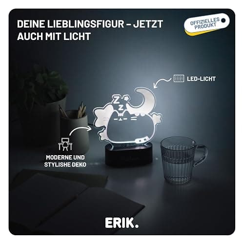 Grupo Erik Official Pusheen Lamp - Kawaii Stuff - Pusheen Gifts - Pusheen Gamer Girl Lamp - Pusheen The Cat Lamp - Baby Night Light - Cat Light thumbnail 2