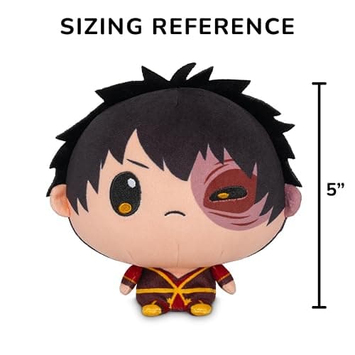 TeeTurtle Cloudheads Zuko Plush - 5-Inch Official Avatar The Last Airbender Stuffed Animal with Embroidered Details - Soft Cuddly Plush Toys for Kids, Teens, and Adults thumbnail 2