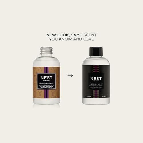 NEST New York Reed Diffuser Liquid Refill, Moroccan Amber - 5.9 fl oz - Fragrance for Up to 90 Days - Flame Free thumbnail 3