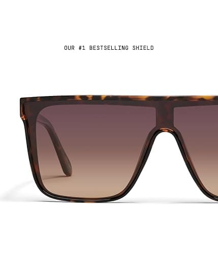 Quay - Sunglasses for Men & Women, Nightfall Remixed Polarized Shield Lenses with UV Protection, Oversized Sunglasses thumbnail 3