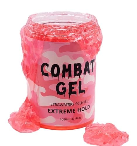 Combat Gel extreme hold hair gel (1000 ML, Strawberry) - Image 1