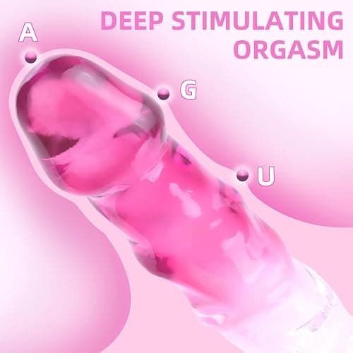 Sex Toy Realistic Pink Dildo for Women - TUFEEL G Spot Adult Toys, Gradient Clear Penis with Strong Suction Cup, Soft Lifelike Dick for Beginner & Couples Anal Vaginal Sexy Play, Strap-on Pleasure thumbnail 3
