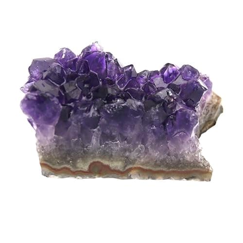Namzi Raw Amethyst Stones and Crystals Rock, Natural Amathesis Crystal Clusters, Geodes with Crystals, Cuarzo Amatista Original, Real Amethyst Crystals Geode, Gemstones, Healing Crystals(0.11Lb) thumbnail 2