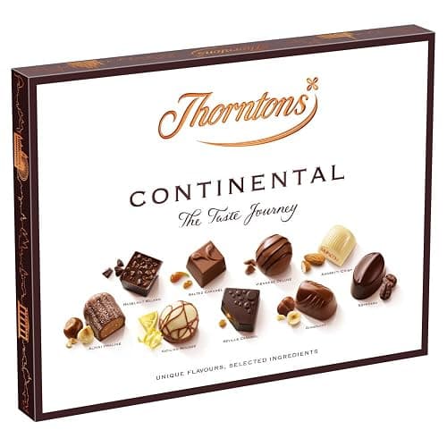 Thorntons Continental, Christmas Chocolate Gift, Unique Flavours Milk, White, Dark Chocolate, 264g thumbnail 7