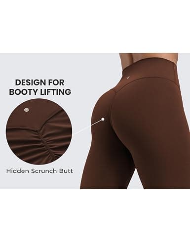 CRZ YOGA Secretsculpt Womens Butterlift Scrunch Butt Workout Leggings 25" - No Front Seam High Waisted Yoga Pants Booty thumbnail 2