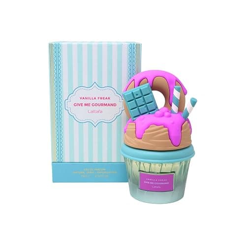 Lattafa Vanilla Freak Eau de Parfum, Give me Gourmand Collection, Unisex, Spray Form, 75ml, Vanilla Caramel Scent, Woody Notes, Long-lasting - Image 1