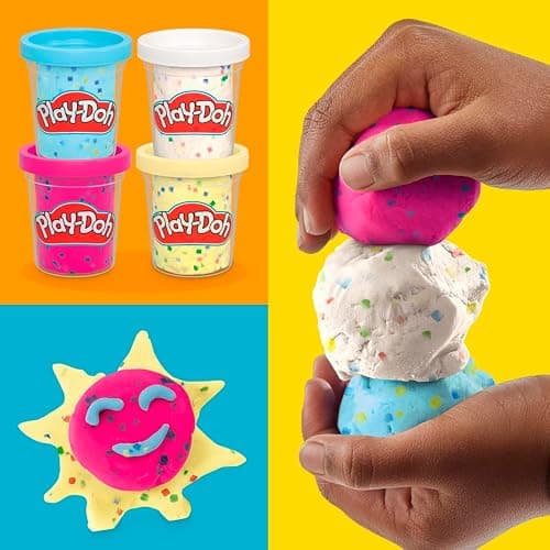 Play-Doh 4 Pack Confetti Compound thumbnail 4