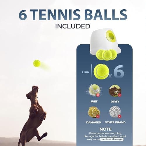 ALL FOR PAWS Automatic Dog Ball Launcher for Medium to Large Dogs, Interactive Tennis Ball Thrower, Rechargeable Dog Toy Mental Stimulation Training Game for Energetic Dogs thumbnail 6