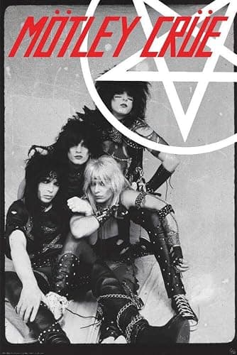 Motley Crue - Pentangle - Officially Licensed - Poster - 24" x 36" - Image 1
