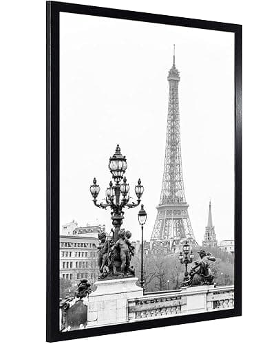 Stunning Large A1 Photo Poster Certificate Frame (59.4 x 84.1 cm) with Backboard and Styrene Included for Portrait and Landscape Display Wall Hanging -Black thumbnail 3