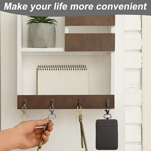 60PCS Key Chain Clip Hooks, Swivel Clasp Hooks, D Ring Clip Lanyard Hardware for Keychain Making(3/4”Inside Width) thumbnail 5
