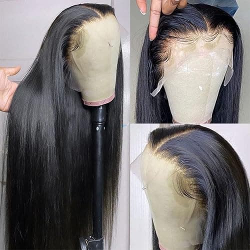 Tuneful 13x6 HD Lace Front Wigs Human Hair Pre Plucked 30 Inch 100% Human Hair lace Front Wigs for Black Women 13x6 Lace Frontal Wig with Baby Hair thumbnail 3