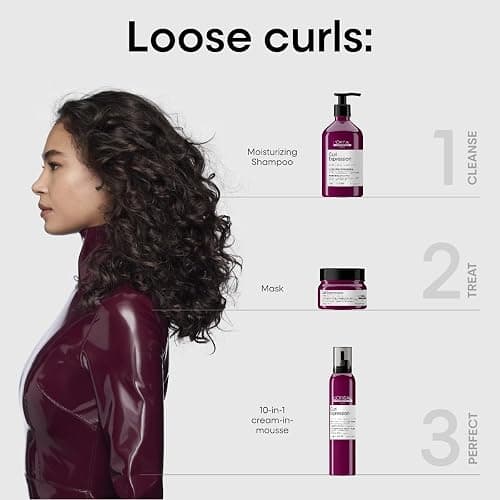 L'Oréal Professionnel Paris Curl Expression 10-in-1 Mousse - Multi-Benefits For Curly and Coily Hair - Defines and Strengthens Curls With Heat Protection, Silicone, Paraben and Alcohol-Free thumbnail 5