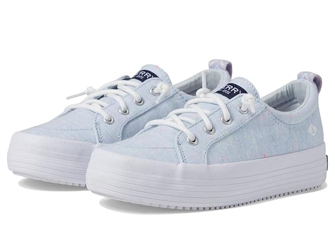 Sperry Unisex-Child Crest Vibe Platform Sneaker - 1 Big Kid - Blue - Image 1