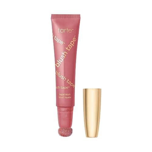 tarte blush tape liquid blush – Buildable Cream Blush Makeup, Lightweight Formula, Blurs appearance for Radiant Cheek Glow, Vegan & Cruelty Free - Image 1
