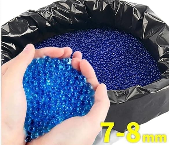 Electric Gel Ball Blaster, High Speed Automatic Splatter Ball Blaster with 60000+bullet and Goggles, Rechargeable Splatter Ball Toys for Outdoor Activities Shooting Game Party Favors，water bullet. thumbnail 5