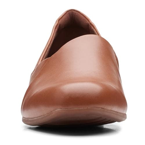 Clarks Women's Juliet Palm Loafer - Caramel - 7 Wide thumbnail 3