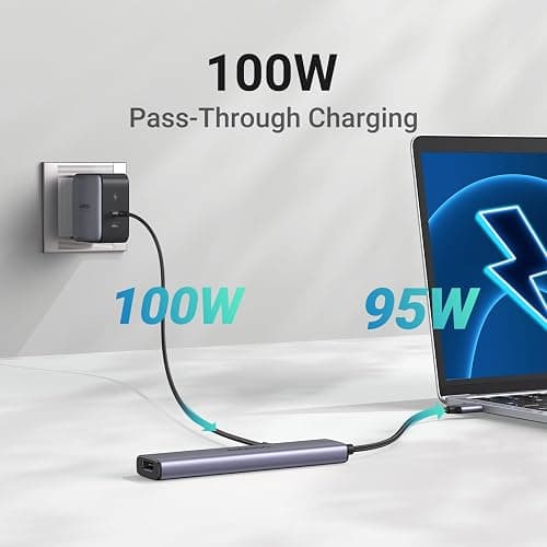 UGREEN USB C Hub 5 in 1 Multiport Adapter Revodok 105 4K HDMI, 100W Power Delivery, 3 USB-A Data Ports, USB C Dongle for MacBook Pro/Air, iPad Pro, iMac, iPhone 16 Pro/Pro Max, XPS, Thinkpad thumbnail 3