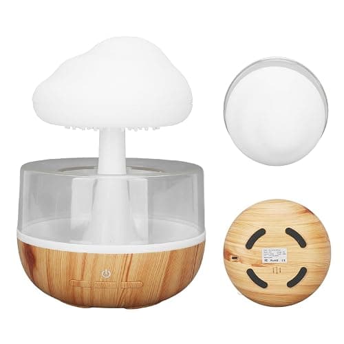 TOPINCN Rain Cloud Humidifier Essential Oil Diffuser, 7 Color Night Light Ultrasonic Cool Mist Aromatherapy Diffuser for Home Bedroom Office, Auto Off Timer Relaxation thumbnail 9