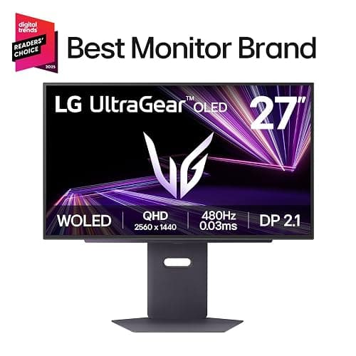 LG 27GX790A-B 27-inch Ultragear OLED Gaming Monitor QHD 1440p 480Hz, 0.03ms, DisplayPort 2.1, True Black 400, NVIDIA G-Sync, AMD FreeSync Premium Pro, HDMI, USB, Tilt/Height/Swivel/Pivot Stand, Black thumbnail 2