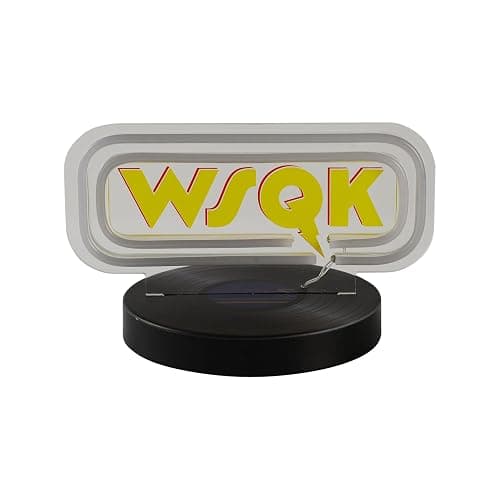 Ukonic Stranger Things WSQK Radio Station Desktop Neon Light – LED USB-C Powered Desk Lamp for Bedroom, Gaming Room & Fan Decor thumbnail 6