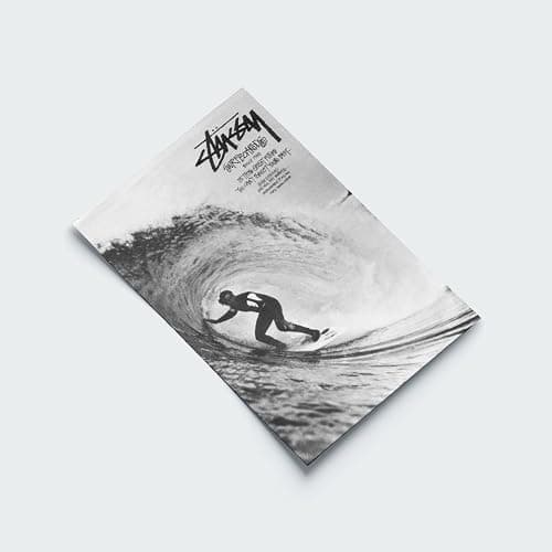 Vintage Black And White Surf Poster, Jeff Booth International Tribe Wall Art for Room Decor, College Dorm,for Living Room Bedroom Decor thumbnail 4