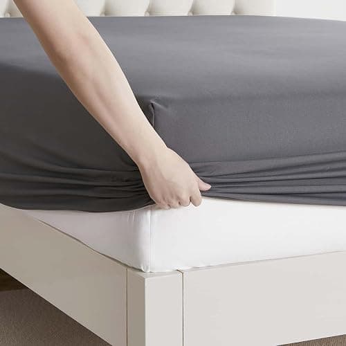 Clara Clark King Sheets, 6 Piece Set - Hotel Luxury Sheets for King Size Bed, Super Soft Bedding Set, King Size, Charcoal Gray thumbnail 2