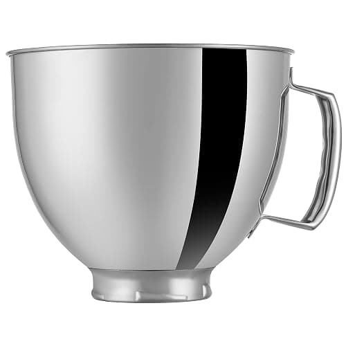 5 QT Stainless Steel Mixer Bowl Compatible With KITCHENAID TILT-HEAD STAND MIXERS 4.5-Quart (4.3 L) And 5-Quart (4.7 L) (Stainless Steel Polished) thumbnail 5