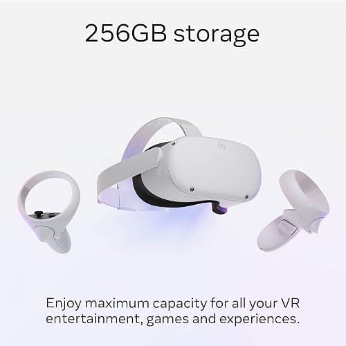 Meta Quest 2 — Advanced All-In-One Virtual Reality Headset , 64 GB - White (Renewed) thumbnail 4