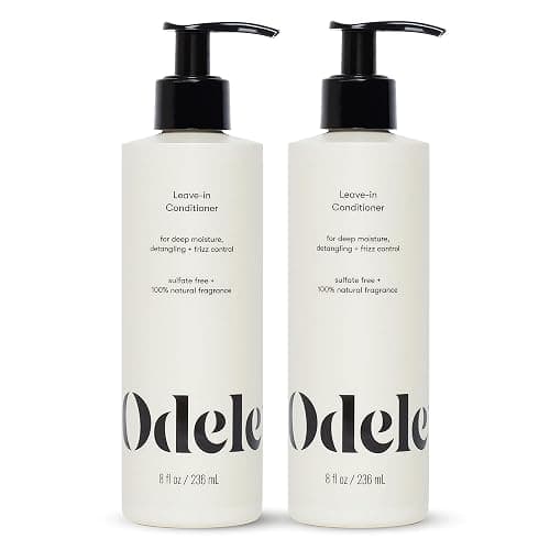 Odele Vegan Leave-In Conditioner, for Deep Moisture, Detangling, Frizz Control, Weightless Shine, and All Hair Types + Textures, 8 fl oz (2-Pack) - Image 1