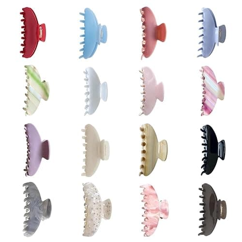 OideGuiing Durable Acetate Hair Clips - 4-Inch Cherry Red Claw Clips for Fine and Thick Hair (Red) thumbnail 8