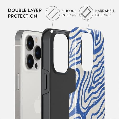 BURGA Phone Case for iPhone 14 Pro - Cute, Trendy, Aesthetic, Designer Pattern, 14pro Phone Cover, Hard Shell Protection - fits Apple iPhone 14 Pro Case for Women and Men thumbnail 2