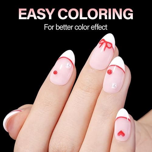 AILLSA Short Almond Nail Tips, 15 Sizes 240PCS Preshaped Soft Clear Gel Nails Tips Full Cover False Nails Tip Short Almond Shaped Tips thumbnail 2