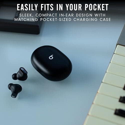 Beats Studio Buds Totally Wireless Noise Cancelling Earphones - Black (Renewed) thumbnail 7