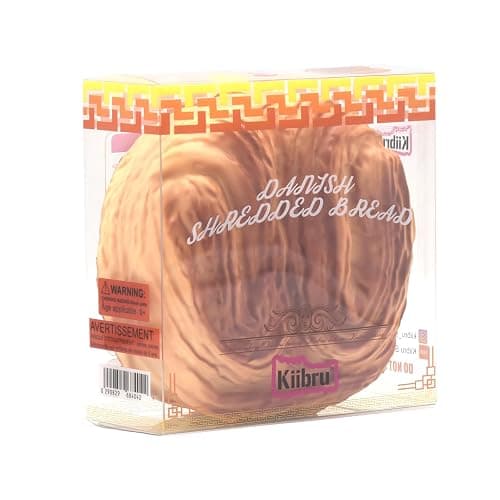 Kiibru Squishy Danish Shredded Bread 5.3" Jumbo Slow Rising Squishies Scented Stress Relief Kids Gift Toys thumbnail 7