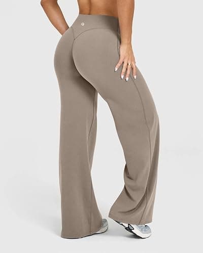 OQQ Yoga Pants Women High Waist Stretch Casual Soft Straight Leg Bottoms thumbnail 6