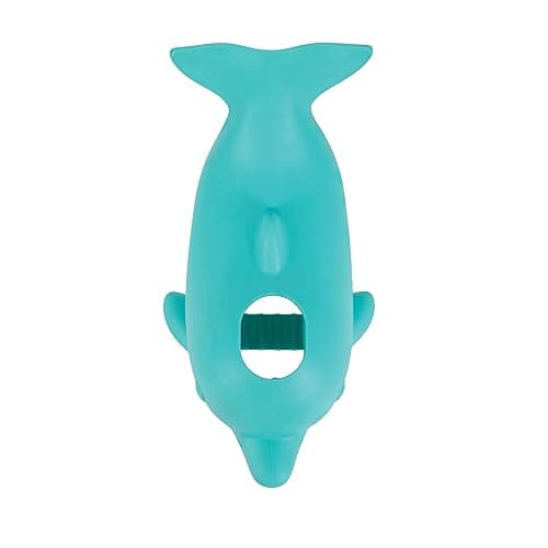 Nuby Bathtub Safety Spout Guard - Compatible with Most Standard Faucets - Bath Toys - Dolphin - Dolphin thumbnail 8
