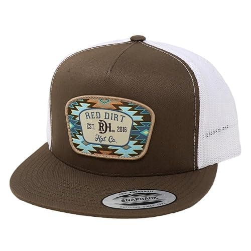 Red Dirt Hat Company Aztec Print Adjustable Snapback Hat - Image 1
