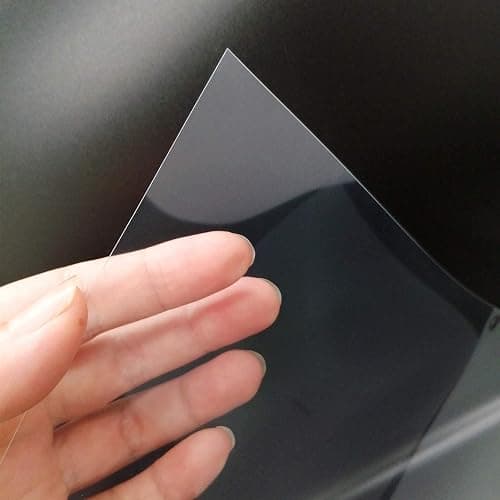 BANLTRE 12 Pieces 6 mil Blank Template Material Stencils Mylar for Cutting Paper Clear Transparency Sheet 12 × 12 inch (12-6 mil) thumbnail 8