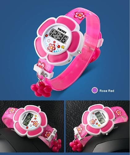 Kids Watch Girl Flower Shape Watch Novelty Cartoon Digital Watch 1144 thumbnail 2