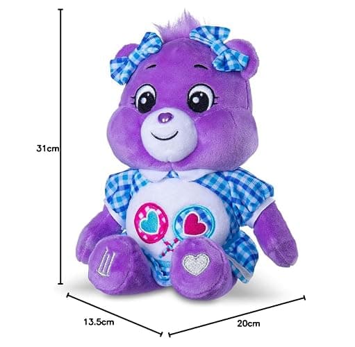 Basic Fun Care Bears x Wicked 22cm Plush – Share Bear as Dorothy – Limited Edition Soft Toy from Theatrical Crossover – Collectible Plush for Kids & Fans thumbnail 2