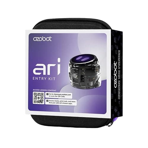 Ozobot Ari Entry Kit | Interactive Learning Robot with Touch Screen, ToF Sensor, Accelerometer, Gyroscope, and AI Integration | Hands-On STEM Education for Classrooms and Homeschool - Image 1