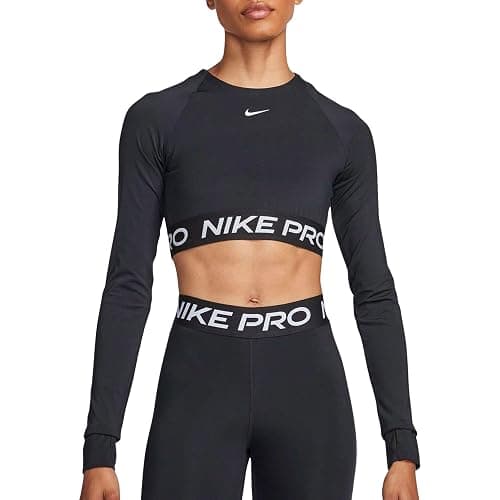 Nike Women's Pro Dri-fit Cropped Long Sleeve Top thumbnail 5