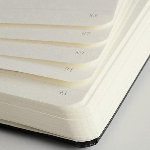 LEUCHTTURM1917 - Notebook Hardcover Medium A5-251 Numbered Pages for Writing and Journaling (Black, Squared) thumbnail 3