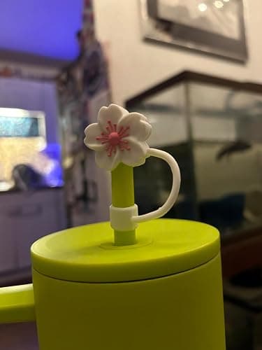 cherry blossom tumbler straw covers (pink) thumbnail 2