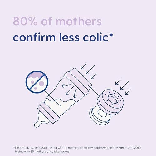 MAM Easy Start Anti-Colic Bottle Starter Set | Includes 4X Feeding Bottles and MAM Original Start 0-2 Month Soother | Self-Sterilising | Baby Gift Set of Newborn Essentials | White (Various Designs) - Set - White thumbnail 4